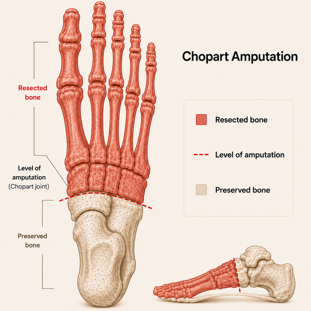 Chopart Amputation for Advanced Diabetic Foot Ischemia