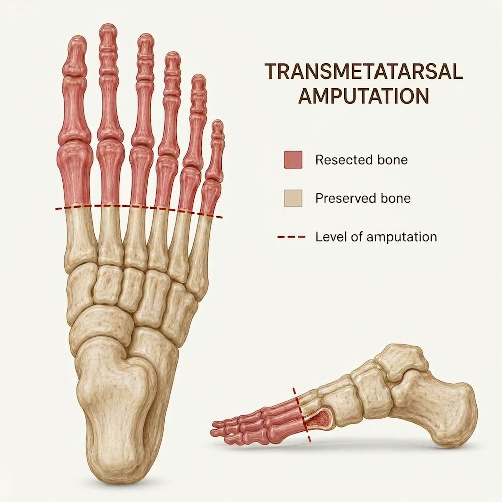 Transmetatarsal Amputation for Forefoot Ischemic Gangrene
