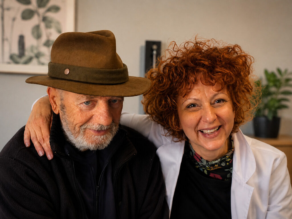 Athena Kapralou and Her Patient